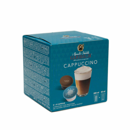 Кофейные капсулы GRAN CAFFE GARIBALDI Cappuccino, 16 шт.